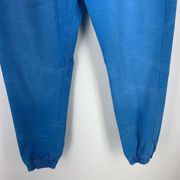 RB Royal Blue Joggers Mens XL Y2K Retro Hip Hop Skate Drawstring Pull on NEW - Picture 2 of 12